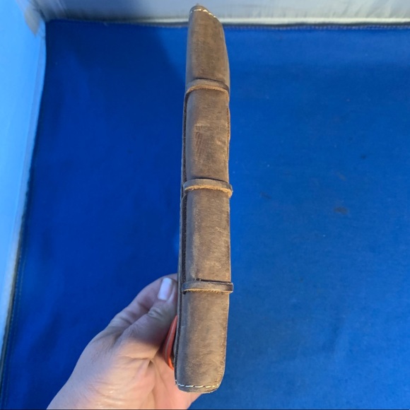 vintage american eagle leather journal. - Picture 4 of 12